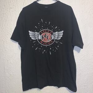 Reo Speedwagon Rick Springfield 2024 Tour Double Sided Concert Shirt XL